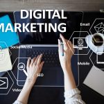 DIgital marketing technology concept. Internet. Online. Search Engine Optimisation. SEO. SMM. Advertising.